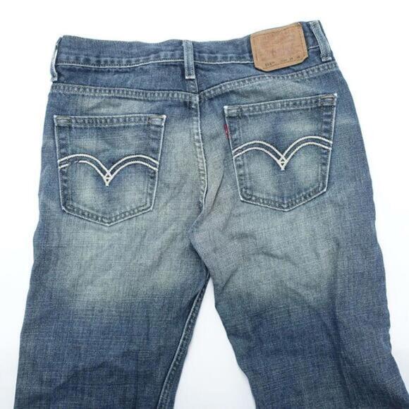 Levi's 514 Jeans Men's 16 Blue Denim 100% Cotton 5-Pockets Slim Straight Leg - Picture 2 of 9